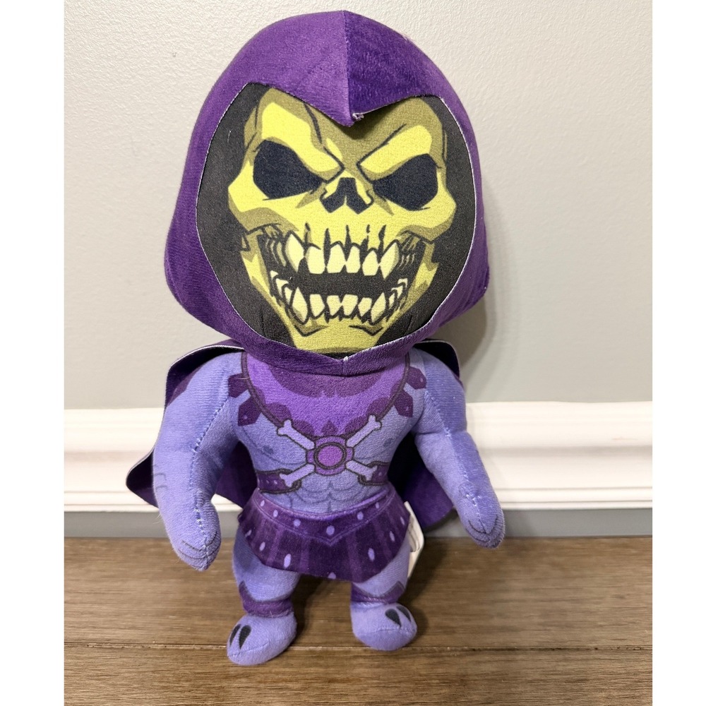 Masters of the Universe Revelation Skeletor Plush Stuffed Toy Purple 2021 7"